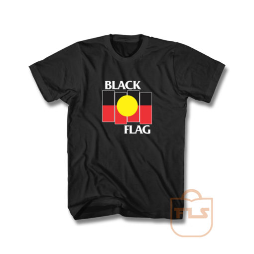 Black Flag X Aboriginal Flag Unisex Tshirt