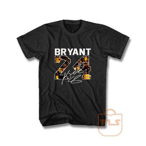 Bryant Number 24 Signature T Shirt