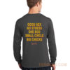 Good Sex No Stress One Boo Small Circle Big Checks YG Long Sleeve