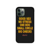 Good Sex No Stress One Boo Small Circle Big Checks YG iPhone Case 1