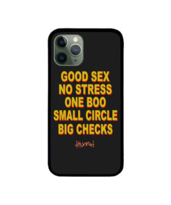 Good Sex No Stress One Boo Small Circle Big Checks YG iPhone Case 1