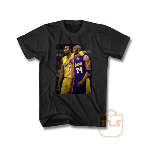 Kobe Bryant Young Old Number 24 8 Signature T Shirt