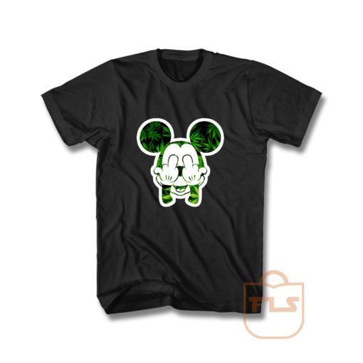 Mickey Mouse Pothead Weed Head T Shirt