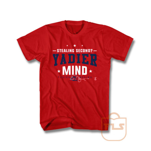 Stealing Second Yadier Mind Molina T Shirt