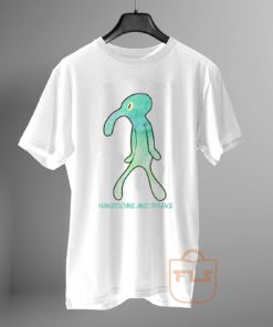 handsome and brave squidward painting T Shirt