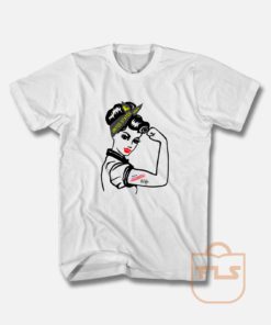 Army WIFE Rosie the Riveter T Shirt