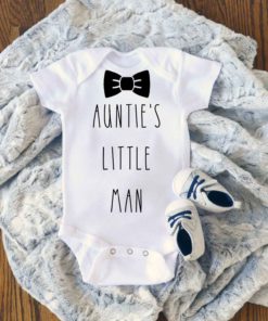 Aunties Little Man Baby Onesie