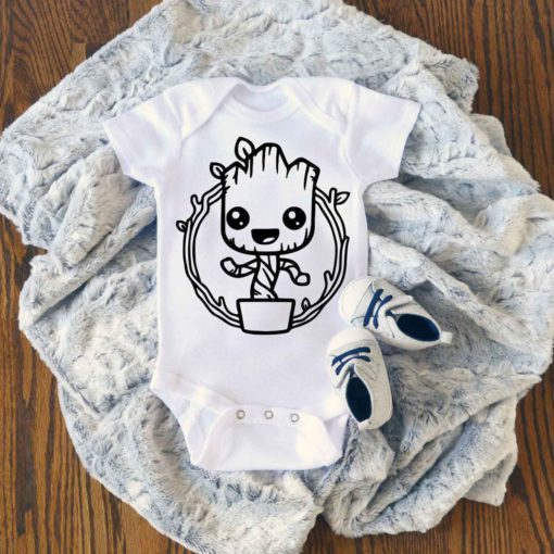 Baby Groot Baby Onesie