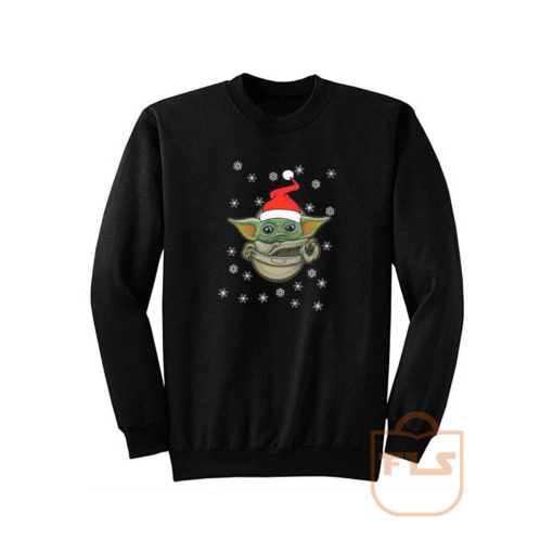 Baby Yoda Santa Funny Sweatshirt