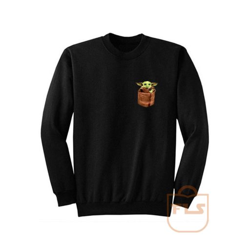 Baby Yoda The Mandalorian Pocket Sweatshirt