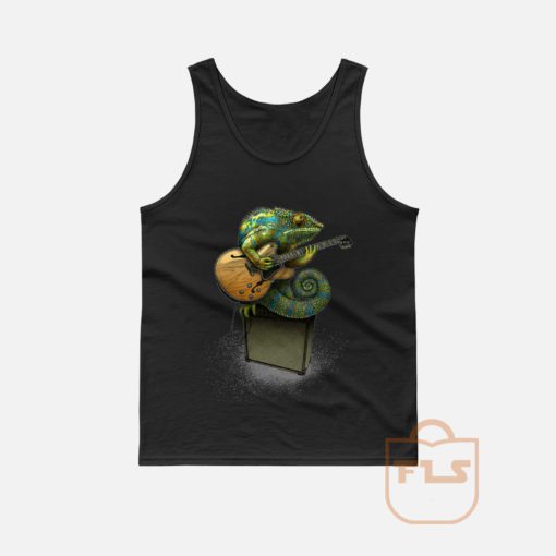 Chameleon Plays the Blues Tank Top