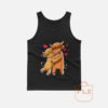 Cuddle Highland Cattle Scottish Cow Farmers Tank Top