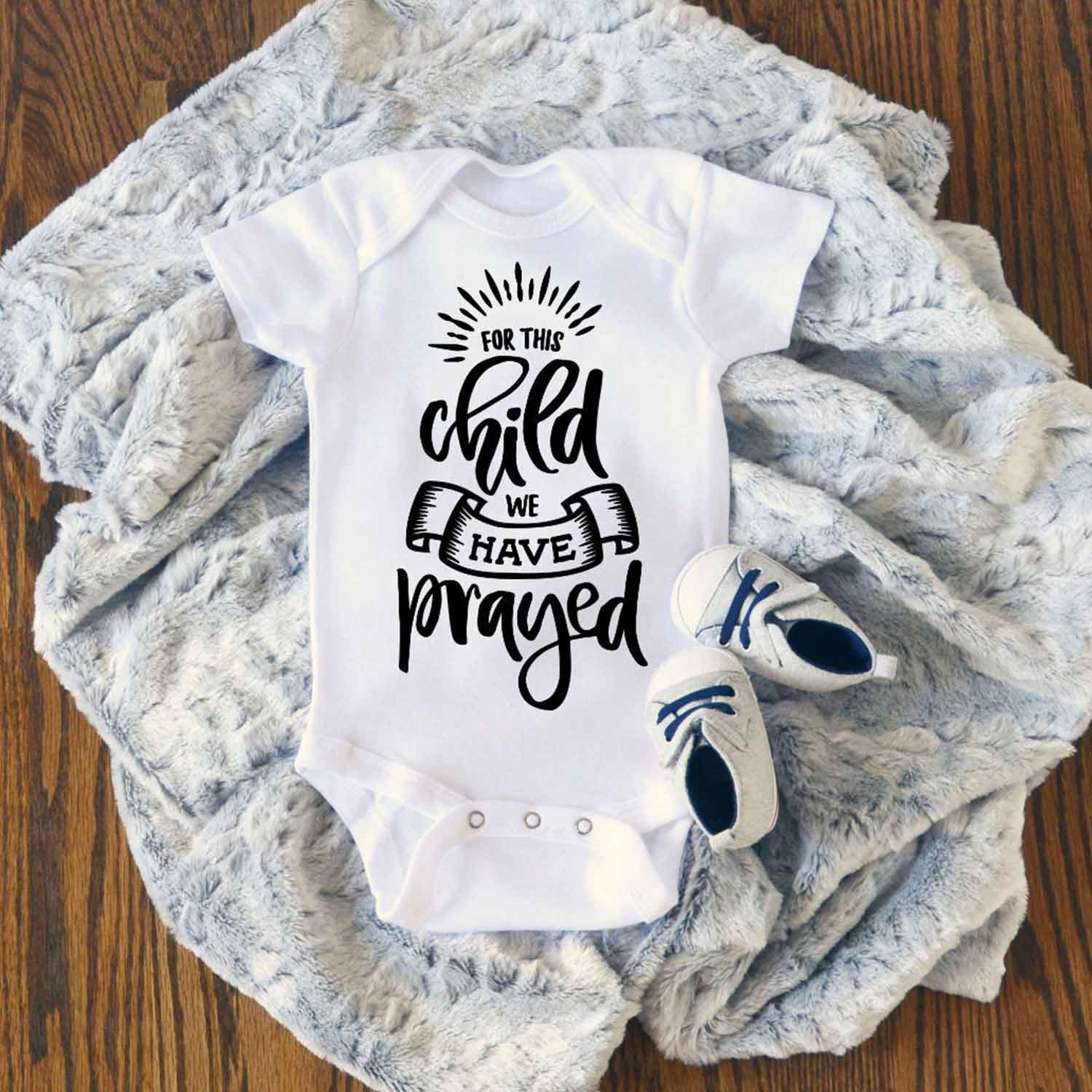 for this child i have prayed onesie