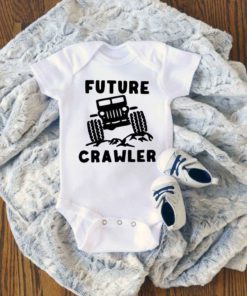 Future Crawler Jeep Baby Onesie