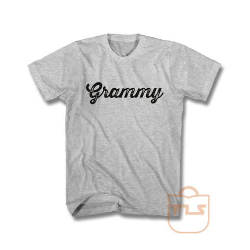 Grammy Baseball Font T Shirt