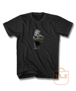 Groot Hug Baby Yoda T Shirt