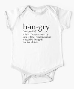 Hangry Definition Baby Onesie