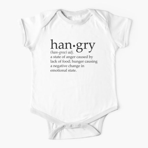 Hangry Definition Baby Onesie