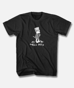 Hell Boy Bart Simsons T Shirt