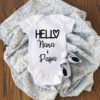 Hello My Parents Baby Onesie