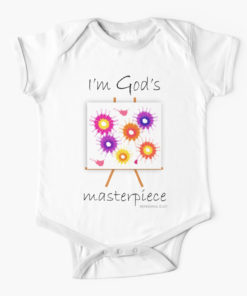Im Gods masterpiece bible verse Baby Onesie