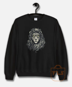 Lion Eye Glass Sweatshirt