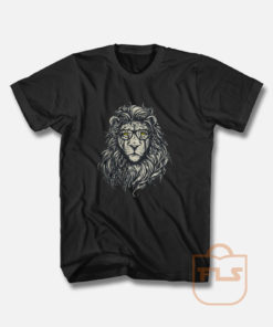 Lion Eye Glass T Shirt