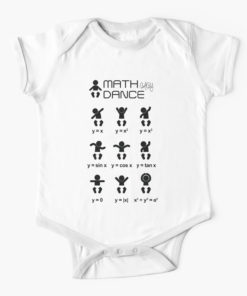 Math dance baby edition Baby Onesie