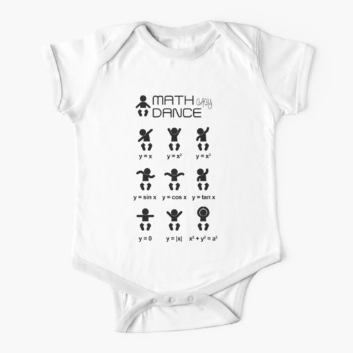 Math dance baby edition Baby Onesie