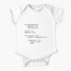 Python Code New Baby Rock baby to sleep Baby Onesie