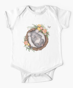 Sleeping Baby Koala Baby Onesie