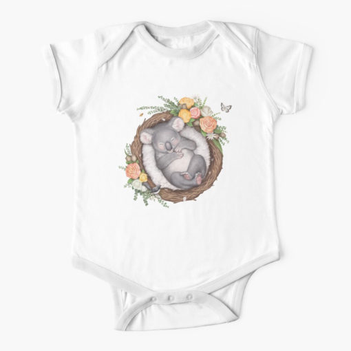 Sleeping Baby Koala Baby Onesie