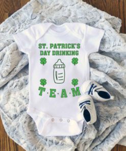 St Patricks Day Drinking Team Baby Onesie