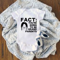 THE OFFICE FACT Youre Going to be Grandparents Baby Onesie