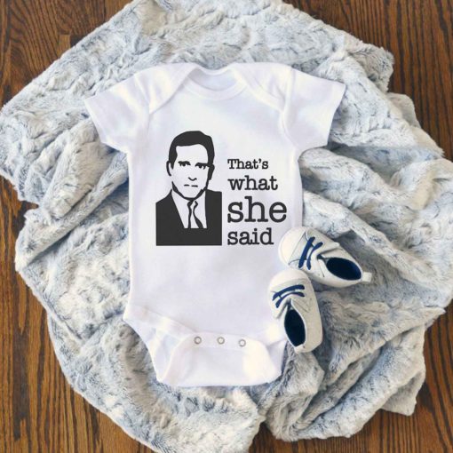 THE OFFICE Thats What She Said Baby Onesie
