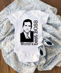 THE OFFICE Worlds Best Boss Baby Onesie