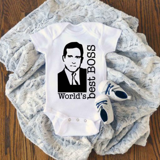 THE OFFICE Worlds Best Boss Baby Onesie