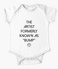 The Artist Formerly Known as Bump Baby Onesie