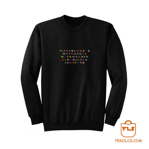 This is for Rachel Rainbow Sweatshirt