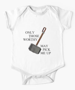 Thor Only Thos Worthy Baby Onesie