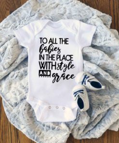 To All The Babies Rap Lyric Baby Onesie