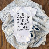 To The Window To the Wall Baby Onesie