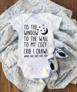 To The Window To the Wall Baby Onesie