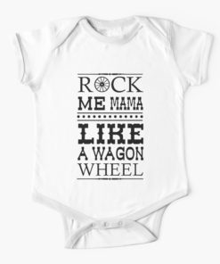 Wagon Wheel Funny Baby Onesie