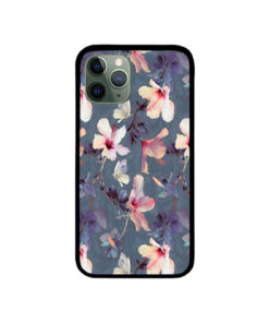 Butterflies and Hibiscus Flowers iPhone Case