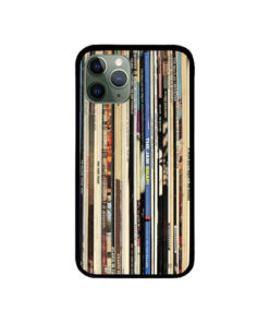 Classic Rock Vinyl Records iPhone Case