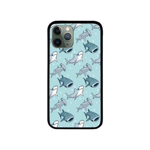 Cute Shark Pattern iPhone Case