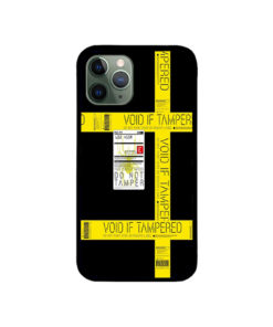 Death Stranding Void if Tampered Tape Cargo Sticker iPhone Case