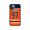 Edmonton Oilers Connor McDavid Home Jersey Back iPhone Case