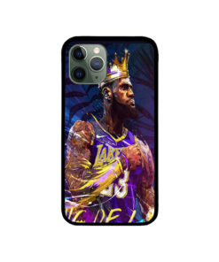 King Lebron James at the Lakers iPhone Case